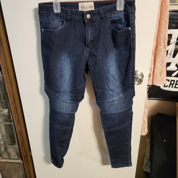 Lucky & Blessed Denim - L&B LUCKY & BLESSED STACKED SKINNY JEANS SZ 10 NWT